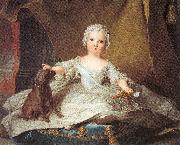 Jean Marc Nattier Marie Zephyrine of France as a Baby oil painting reproduction
